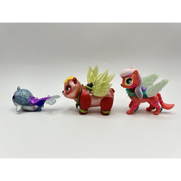 Hatchimals Pixies Riders Glider Figure Lot of 3 Tigrette, Shimmer Narwhal, Pando - Picture 2 of 15